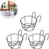 3 Pcs Porta Vasi Da Ringhiera Fioriera Per Del Balcone Portavasi Appendere
