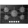 Hotpoint Piano cottura gas 5 zone Ftghg 751 D Ha Bk Black (75cm)