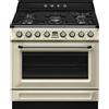 SMEG TR90GMP CUCINA VICTORIA 90CM 5 FUOCHI FORNO ELETTRICO VAPOR CLEAN PANNA A