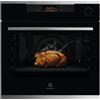 Electrolux Forno incasso (72Lt) SERIE 700 Kocbh39X Steamcrisp Black e Silver classe A+ (L6