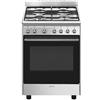 Smeg Cucina gas 4 zone Forno elettrico CLASSICA CX60GMX Inox Classe A