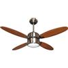 Zephir VENTILATORE DA SOFFITTO ZEPHIR ZFR4107M PALE IN LEGNO 105 CM 70 W MARRONE LUCE