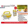 Behome Scalda Vivande Elettrico Portatile 40W 2 Scomparti 1000+450 ml Rosso/Giallo