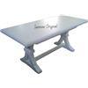 TAVOLO ALLUNGABILE FRATINO BIANCO OPACO CM 180 X 100 ALL. A CM 360