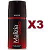 Malizia 3 MALIZIA UOMO MUSK EAU DE TOILETTE DEODORANTE 150ML PROFUMO D'INTESA DEO