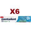 Mentadent 6 PZ MENTADENT WHITE SYSTEM CRYSTAL GEL 75ML DENTIFRICIO
