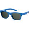Polaroid Occhiali da Sole Polaroid Kids PLD 8020/S/SM Blue 43/16/120 KIDS