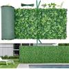 VEVOR Parete Verde Artificiale 248,3x61 cm, Set di 4 Pannelli di Siepe Artificiale per Pareti e Recinzioni Decorative, Schermo Frangivista per Interni ed Esterni, Balcone Giardino Cortile e Salotto