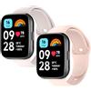2 Pezzi Cinturino Compatibile per Xiaomi Redmi Watch 3 Active, Braccialetto Di R