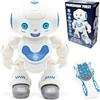 Lexibook Powerman First, Il mio primo robot intelligente interattivo per l'apprendimento, giocattolo per bambini, balla, suona musica, bambino, bambina, bianco/blu, ROB16LXB