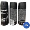 Axe 3x Axe Deodorante Spray 150 Ml. Black