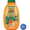 Garnier 3x Garnier Ultradolce Shampoo 250 Ml.Bimbo Albicocca
