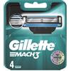 Gillette Ricambi Mach3 Standard 4 Pz.