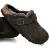 Birkenstock Boston VL Suede Slippers 1020529 MOCHA 151320611 [U]