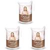 COTTON SOUND ARGAN Maxi Dischetti Struccanti 40 Pezzi, Dischetti 100% Cotone con Microcapsule d'Argan, Azione Emolliente, Lato Liscio e Lato Goffrato, Made in Italy (Confezione da 3)