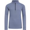 Odlo Active Warm Eco_159249 Maglia Funzionale a Maniche Lunghe con Chiusura Lampo Unisex - Bambini e Ragazzi