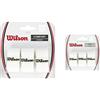 Wilson Grip WRZ4014WH Impugnatura PRO Overgrip, Unisex, Bianco, 3 unità & PRO Overgrip Perforated, Impugnatura per Racchetta da Tennis Unisex-Adulto, Bianco, Taglia Unica