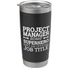 MPSX Design - Project Manager «Project Manager - Superhero - Gestione del progetto» Bicchiere termico in acciaio inox doppia parete