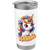 ALESSIA Figlia Nipote Idee regalo di com ALESSIA - Bellissimo nome di ragazza con un unicorno Bicchiere termico in acciaio inox doppia parete