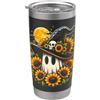 GhostHallowenLovers Cappello da strega fantasma girasole Halloween autunno fiore donne ragazze Bicchiere termico in acciaio inox doppia parete