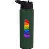 Equipaggio Di Capibara Arcobaleno Impila Rainbow Pride Capybaras Impilati Carino Lgbtq Kawaii Stainless Steel Insulated Water Bottle