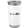 Criptozoologia Accessori Regalo Shirts Criptozoologi Chupacabra-Creature Cardiogram El-Chupacabra Bicchiere termico in acciaio inox doppia parete