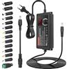 RWSRW Alimentatore Universale 72W Adattatore di Alimentatore Regolabile 3V 24V 3A