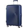 American Tourister Soundbox Trolley L Espandibile Valigia 77 cm 97/110 L Blu
