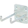 KS Tools 860.0818 Supporto p.utensili a gancio doppio c.estremità piegate a 90°,75mm