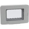 BTICINO IDROGO Soluzioni per l'installazione S28603GF Placca IP55 3 moduli - grigio