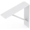 Alberts 806279 Scelta in Vari Colori di Tendenza-Mensola in Coppia o singolarmente-205 x 205 x 50 mm, Bianco