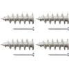 Fischer FID II 50 mm, 4x Tasselli con Vite per Cappotto, Isolanti, per Fissaggio Carichi Leggeri, 573823