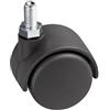 Metafranc Meister, ruota doppia ✓ con vite ✓ ruote in plastica ✓ superficie di scorrimento dura ✓ cuscinetto fluido | ruota per mobili | ruota per parquet, 800140