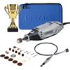 Dremel 3000 Champion Utensile Rotativo, Motore 130W, 33.000 Giri/Min con 25 Accessori, Trofeo Incidibile, Borsa Portaoggetti, Albero Flessibile per Taglio, Intaglio, Levigatura - Edizione Speciale