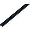 Alberts 485177 Profilo di guida inferiore, plastica, nero, 1000 x 18 x 5 mm
