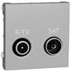 SCHNEIDER NU345530 Toma R-TV/Sat Serie Final Aluminio