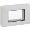 Vimar 0R14943.01 Calotta da parete IP55, 3 moduli Eikon, Arké e Plana, con viti, per scatole da incasso 3 moduli, bianco