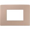 Vimar 14653U.18 Plana Up placca 3 mod centrali 12.3x8.6x0.97cm, terracotta