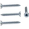 Merriway Bulk Hardware BH05894 svasata Twinthread multiuso a croce Pozidriv viti per legno, 17,8 x 2,5 cm - zincato brillante, confezione da 200