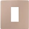 Vimar 14641U.18 Plana Up placca 1 modulo, 8.6x8.6x0.99cm, terracotta