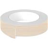 cyclingcolors 1x Bordo bordatura nastro per bordi in ABS senza colla 23 mm x 5 m spessore 0,80 mm pannello per mobili piano di lavoro laminato in legno, Acero americano champagne