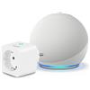 Amazon Echo Dot (5ª generazione) Bianco ghiaccio Sengled Smart Plug compatibile con