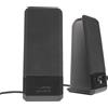 ‎SPEEDLINK Speedlink Event Stereo Speakers SL-8004-BK, 2-Piece Desktop Set, USB Powered, Sl