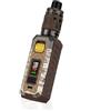 NILI Kit Armour S Mod Va-poresso 100 W (Marrone mimetico) Modalità POWER/F(t)/Pulse/ECO/TC 6 ML iTANK T Tank Resistenza GTi Coil 0,2Ω/0,4Ω Batteria 18650/21700 [non inclusa] Originale - No Nicotine