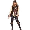 Leg Avenue 85634 X 4 X 4 Pezzi Set Capitano blackhe Art, Costume di Carnevale, per Donna, 1 x - 2 x, Multicolore