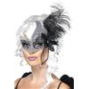 Smiffys Women's Masquerade Dark Angel Eyemask