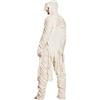 Boland - Costume da mummia per adulti, tuta con cappuccio, festa horror, carnevale, festa in maschera, Halloween