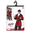 W WIDMANN MILANO Party Fashion - Set costume da Casanova | Costume in velluto con giacca, cintura e sciarpa color bordeaux per travestimento da Playboy, Carnevale e feste a tema