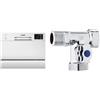 COMFEE Lavastoviglie compatta da tavolo TD602E W Mini lavastoviglie con 6