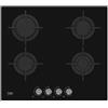 Beko Piano cottura gas 4 zone Hilg64222S Black (60cm)